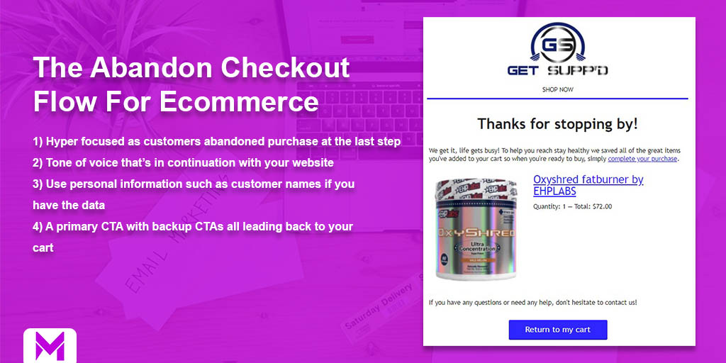 Abandon Checkout Ecommerce Email Marketing Automation Tips